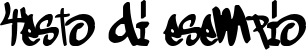 Image preview of font Graffogie
