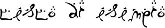 Image preview of font Running Smobble