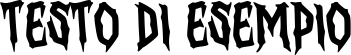 Image preview of font Black Witcher