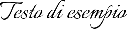 Image preview of font Italianno