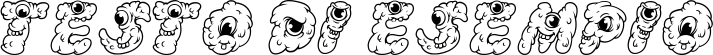 Image preview of font Komo Nout