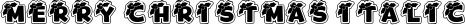 Merry Christmas Italic