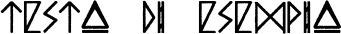 Image preview of font ODINS SPEAR