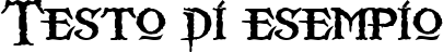 Image preview of font Scurlock
