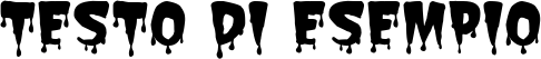 Image preview of font Spooky Stories Italic